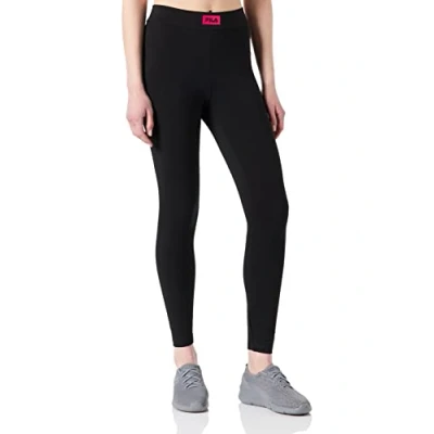 Image of FILA Women&#039;s Bayonne 7/8 Leggings, Black Beauty, S