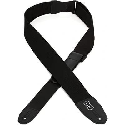 Image of Levy&#039;s MRHP BLK Right Height Polyester 2&quot; Black