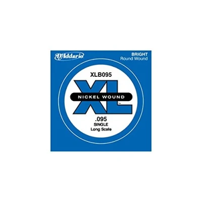 Image of D&#039;Addario XLB095 .095 Long Scale Nickel Wound Single String for Bass Guitar