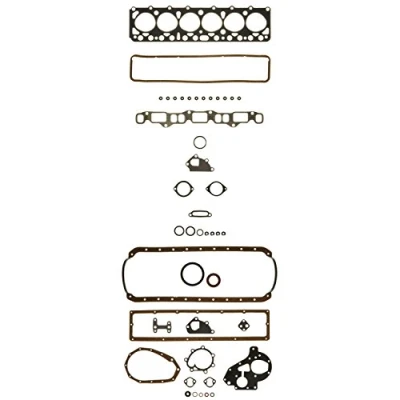 Image of 0411160082, 0411160084 Full Gasket Set, engine AJUSA 50134700 with cylinder head gasket, valve stem seals FIBERMAX