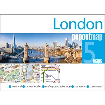 Image of London PopOut map (PopOut Maps) pocket size, pop up city of