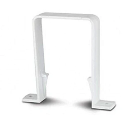 Image of Polypipe RS226 Rainwater Square Downpipe Clip Bracket 65mm White