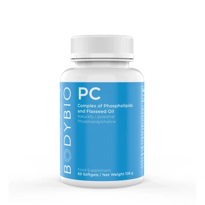 Image of BodyBio Phospholipid Complex Supplement Liposomal for High Absorption Potency No Fillers Additives 60 Capsules