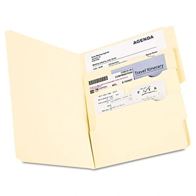 Image of Pendaflex Divide It Up File Folders, Letter Size, Manila, 24/Pack (10770)