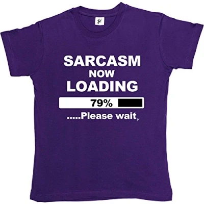 Image of Fancy A Snuggle Sarcasm Now Loading Womens Boyfriend Fit T Shirt Purple X Large