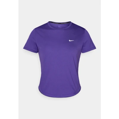 Image of Nike Performance Tempo TOP Sports Tshirt Court purple/reflective silvercoloured, Women&#039;s, Size: XL, silver/coloured