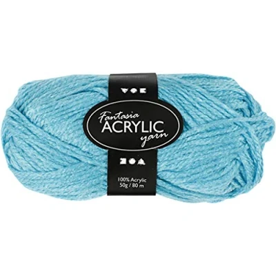 Image of Fantasia Acrylic Yarn, L: 80 m, turquoise, 50g