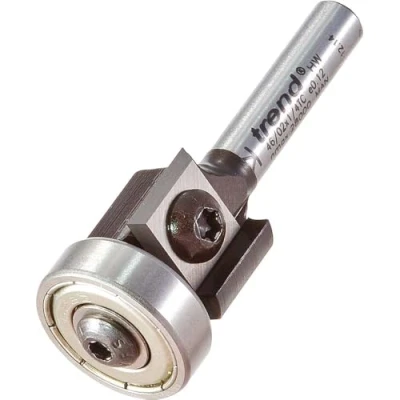 Image of Trend Professional Rota Tip Cutter, 1/4 Inch Shank, 19mm Cut Diameter &amp; 12mm Length, Tungsten Carbide Tipped, 46/02X1/4TC