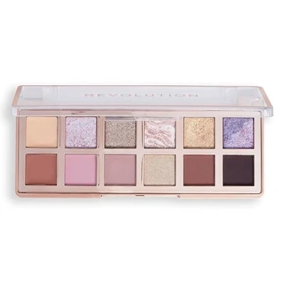 Image of Makeup Revolution, The True Icon Bronze Eyeshadow Palette, Cream, Matte &amp; Shimmer Finishes, 12 Blendable Shades