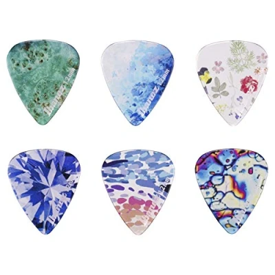 Image of Ibanez KALEIDO Series Picks 6 Pack 1.2mm