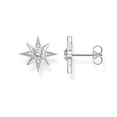 Image of Thomas Sabo Women Stud Earrings Star 925 Sterling Silver H2081 051 14