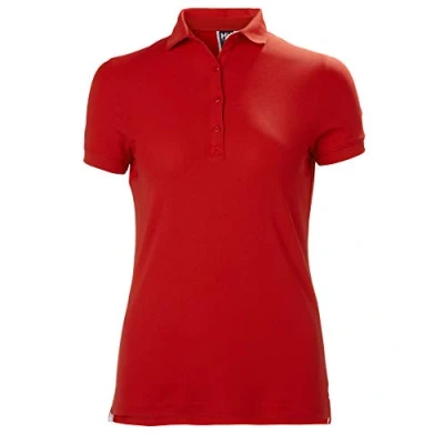 Image of Helly Hansen Womens Crewline Polo, XS, Red