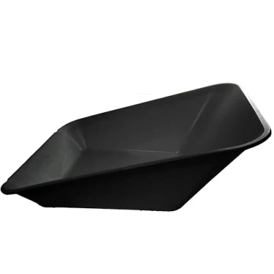 Image of Wheelbarrow Tray Replacement Body Pan 85L Universal (Black)