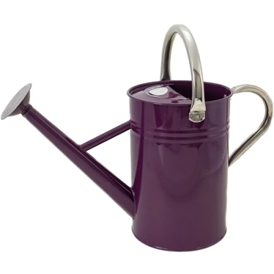 Image of Kent &amp; Stowe Metal Watering Can Deep Violet 4.5ltr