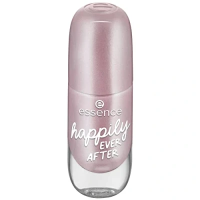 Image of Essence Gel Nail Color Polish No.06 happily EVER AFTER PINK Long Lasting Intense Colours Gloss Acetone Free, Vegan, Microplastics Particles Free (10ml)