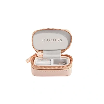 Image of Stackers Blush Pink Petite Travel Jewellery Box