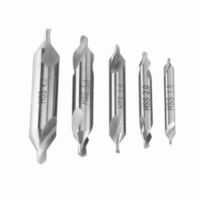 Image of 5pcs High Speed Steel Center Drill Bits Set 60 Degree Angle 1.5/2/2.5/3/4mm Countersink Bit Tool