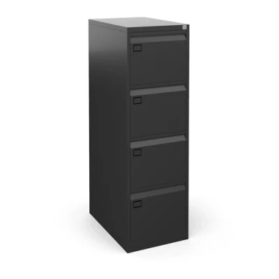 Image of Bisley Filing Cabinet, Steel, Black, One Size, AOC4