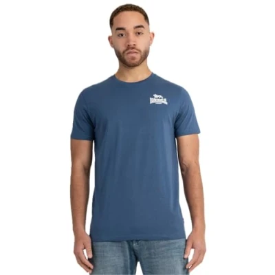 Image of Lonsdale Men&#039;s T Shrit, Navy/White, M