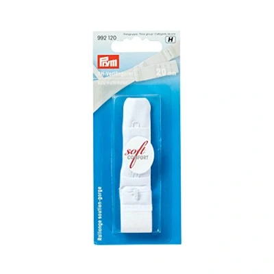 Image of Prym Bra Extender Hooks, polyamide, White, 20 mm 3 x 1 Haken, weiß, Stück