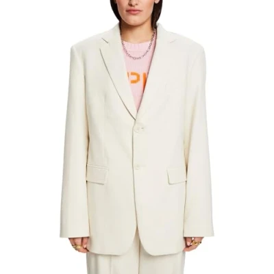 Image of ESPRIT Women&#039;s 083EE1G415 Blazer, 400/NAVY, 16