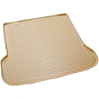Image of Recambo Premium Rubber Boot Liner Suitable for Volvo V70 III XC70 II 2007 2016 Perfect Fit with Edge Beige