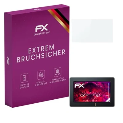 Image of atFoliX plastic Glass Protective Film compatible with Blackmagic Design Video Assist 5 Inch Protector, 9H Hybrid FX Screen Protector of