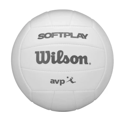 Image of WILSON AVP Soft Play Volleyball Official Size, White
