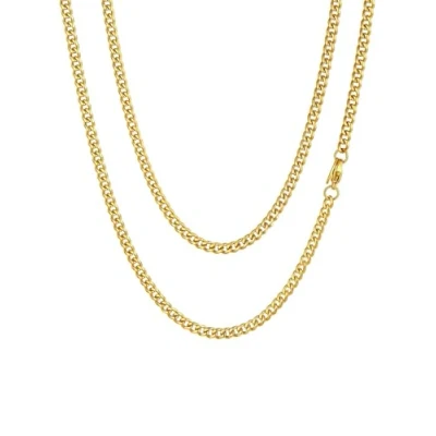 Image of Gold Chain Necklace Mens Jewellery Plated