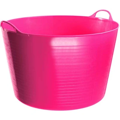 Image of Perry Equestrian No.7117 Flexi Fill Flexible Tub 60 Litre Capacity, Pink