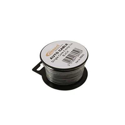 Image of Connect 36950 Mini Reel Automotive Cable 5A Black 7m