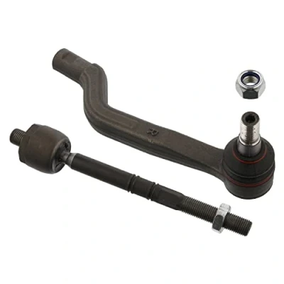 Image of 4144600105, 4144600105S2, 4144600205, 4144600205S2, A4144600105 Tie Rod FEBI BILSTEIN 34579 Front Axle Right with lock nuts BMTS Turbo NEW