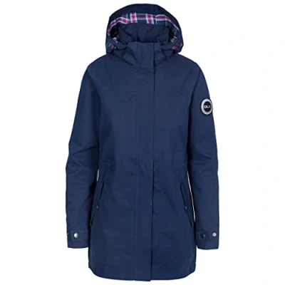 Image of Trespass Tredt Women HENRIETTE Waterproof Jacket with Removable Hood Navy, XX Large