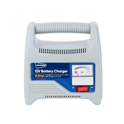Image of Streetwize Automatic Battery Charger 12V Car, Motorcycle, Lawnmower