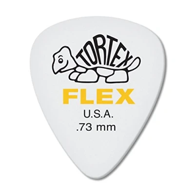 Image of Jim Dunlop 428R.73 Guitar Picks, 0.73 mm, Yellow