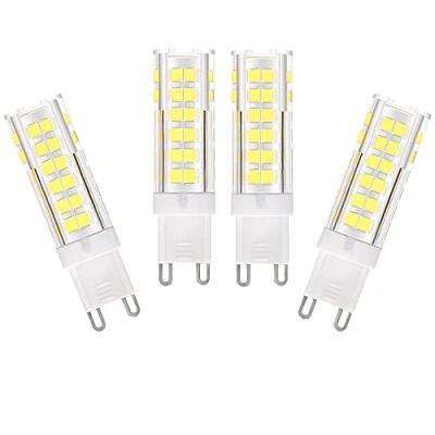 Image of Ruihua G9 9W LED Capsule Bulb(Equivalent to 80W Halogen Lamp) 6000K Cool White Not Dimmable Energy Saving Light Bulb 360Beam Angle 800LM AC220 240V,4 Packs