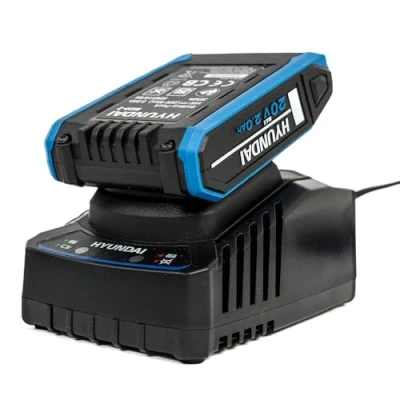 Image of Hyundai 2Ah Li Ion Battery and 2A Charger Kit for 2nd Generation 20v Range