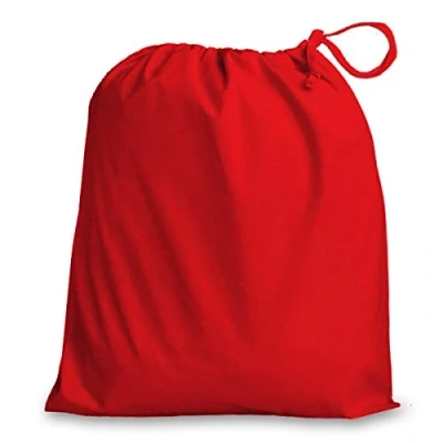 Image of Drawstring Bags 10cm x 13cm RED