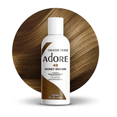 Image of Shining Semi Permanent Hair Color Honey Brown 48 118ml