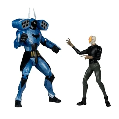 Image of McFarlane DC Multiverse Rookie &amp; Mister Bloom Mega Figure 7in Action 2pk Gold Label Toys