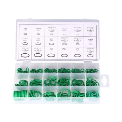 Image of 18 Sizes 270Pcs O Ring Box Tools Set Assortment, Car Auto Vehicle RepairCar Air Conditioning Rubber HNBR Seals Assortment Kit, Green