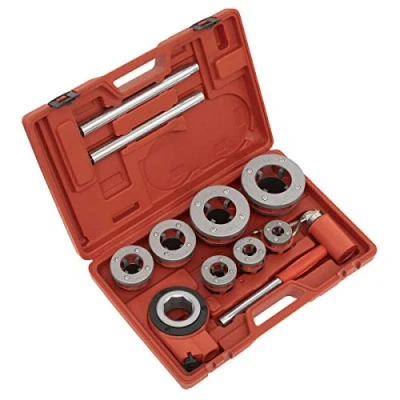 Image of Sealey Pipe Threading set 7pc 3/8&quot; 2&quot;BSPT