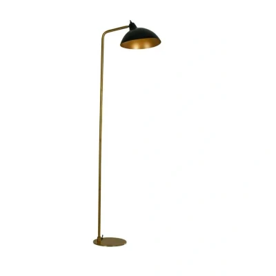 Image of Dyberg Larsen Futura floor lamp brass/black
