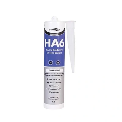 Image of Bond It HA6 RTV Marine Water Fish Tank Grade Silicone Seawater Gasket Sealant Aquarium Safe Salt Seal (Translucent)