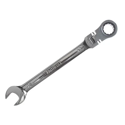 Image of Faithfull SPARAT13 Flex Head Ratchet Combination Spanner, 13mm