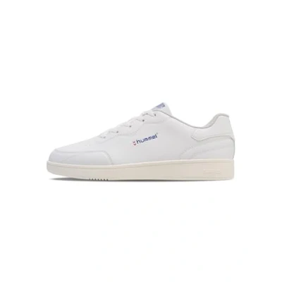 Image of Hummel Match Point MP Unisex Trainers, Size: 6.5, White/black Pu