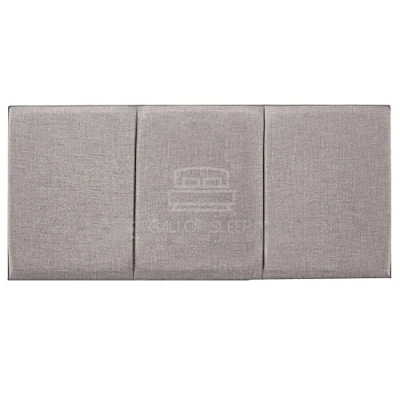 Image of Gallop Sleep Alton Linen Headboard for Divan Bed Bedroom furniture (grey, Small Double 4 FEET, Height 20 INCHES)