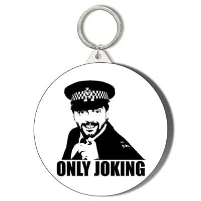 Image of Gift Insanity JEREMY BEADLE BEADLES ABOUT ONLY JOKING 45mm Keyring