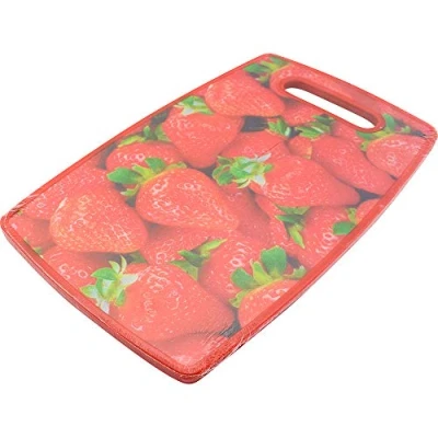 Image of New Non Slip Strawberry Chopping Board Kitchen Plastic Food Cutting Vegetables