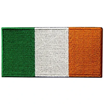 Image of Republic of Ireland National Flag Embroidered Irish State Emblem Iron On Sew Patch